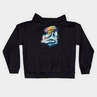 Summer Art DMC DeLorean Kids Hoodie